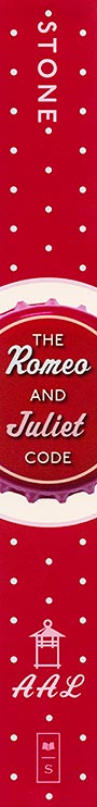 Bookjacket spine from The Romeo and Juliet Code by Phoebe Stone